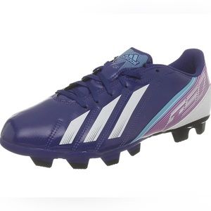 adidas UNISEX adult F5 TRX Firm Ground Soccer Shoe in Blue & Purple